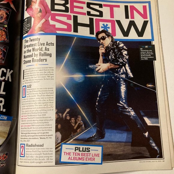 Rolling Stone Magazine Issue #926 Clay Aiken July 10 2003 Lou Reed Jack Johnson - Picture 6 of 11